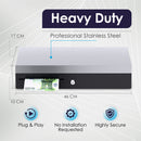 Cassetto Cassa Flip Top POSV-FT, 7 Banconote/8 Monete, Nero/Acciaio, RJ