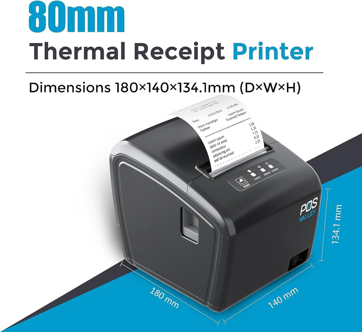 Stampante Termica Bluetooth 58mm Rehomy - Compatta Con Batteria Agli Ioni Di Litio, USB-C, Per Ricevute E Etichette - Foto 9