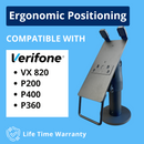 Supporto Ergonomico per Terminale di Pagamento POS da Banco VeriFone VX820, P200/P400