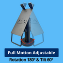 Supporto Ergonomico per Terminale di Pagamento POS da Banco VeriFone VX820, P200/P400