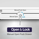 Cassetto Cassa Grande POSV-410 Manuale, 4 Banconote/8 Monete, Bianco