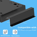 Cassetto per Registratore di Cassa POS VALLEY con staffe metalliche di montaggio sotto il bancone - Interno 4 Banconote / 8 Monete (Euro), 24V RJ11/12, 41x41x11cm, Nero