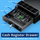 Cassetto Cassa Piccolo POSV-330, 4 Banconote/8 Monete, Nero, RJ, 33x33