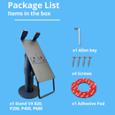 Supporto Ergonomico per Terminale di Pagamento POS da Banco VeriFone VX820, P200/P400