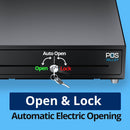 Cassetto Cassa Piccolo POSV-330, 4 Banconote/8 Monete, Nero, RJ, 33x33