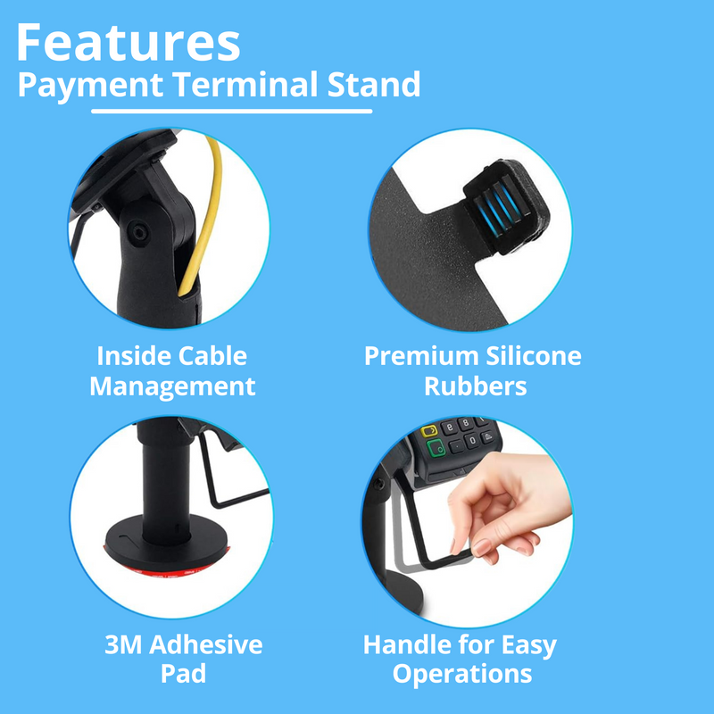 Supporto Ergonomico per Terminale di Pagamento POS da Banco Ingenico LANE 5000/7000/8000