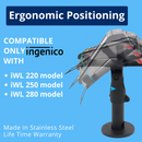 Supporto Ergonomico per Terminale di Pagamento POS da Banco Ingenico iWL 220 / 250 / 280