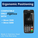 Supporto Ergonomico per Terminale di Pagamento POS da Banco Ingenico Move 3500 / Move 5000