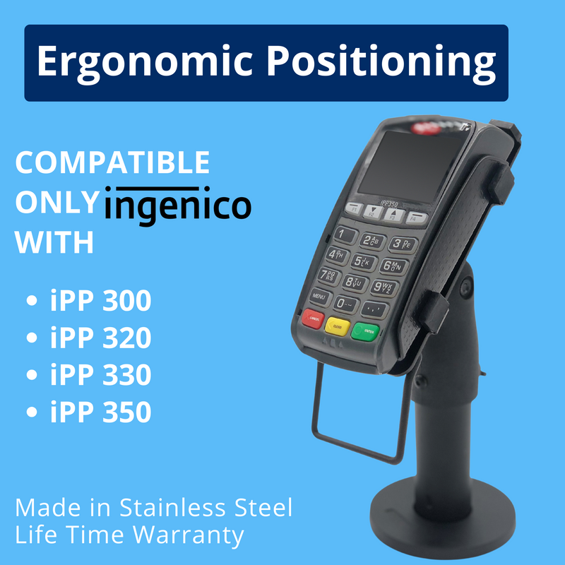 Supporto Ergonomico per Terminale di Pagamento POS da Banco iPP 320/330/350