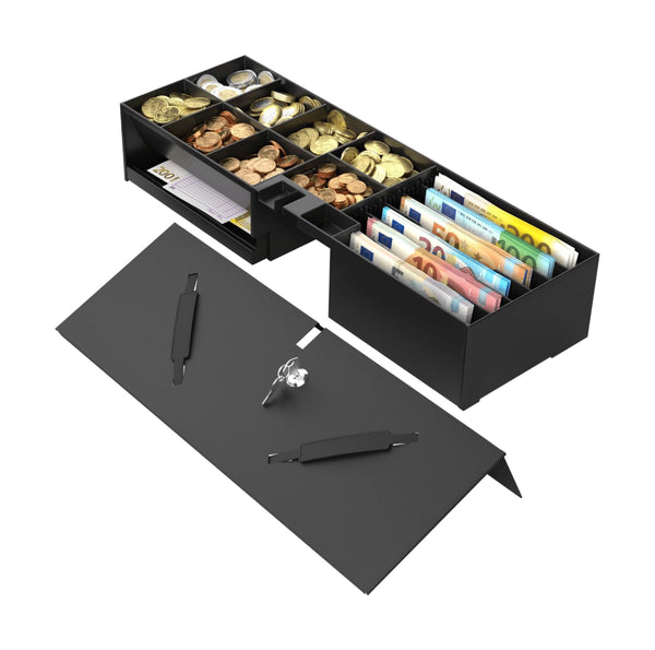 Interno Cassa con Coperchio e Serratura per Cassetto Contanti Flip-Top