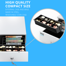 Cassetto Cassa Mini POSV-250 Mini, 4 Banconote/8 Monete, Bianco, RJ