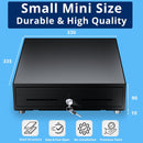 Cassetto per Registratore di Cassa POS VALLEY con staffe metalliche di montaggio sotto il bancone - Interno 4 Banconote / 8 Monete (Euro), 24V RJ11/12, 33x33 cm