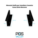Staffe per montare cassetto rendiresto POSV-01