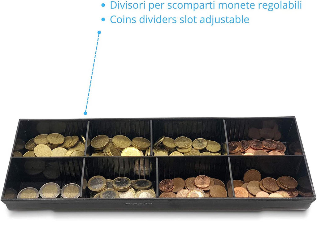 Caisse à Monnaie 9 compartiments - LE PETIT FOURNISSEUR