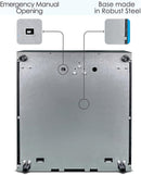 Cassetto Cassa Piccolo POSV-330E, 4 Banconote/5 Monete, Nero, RJ, 33x37