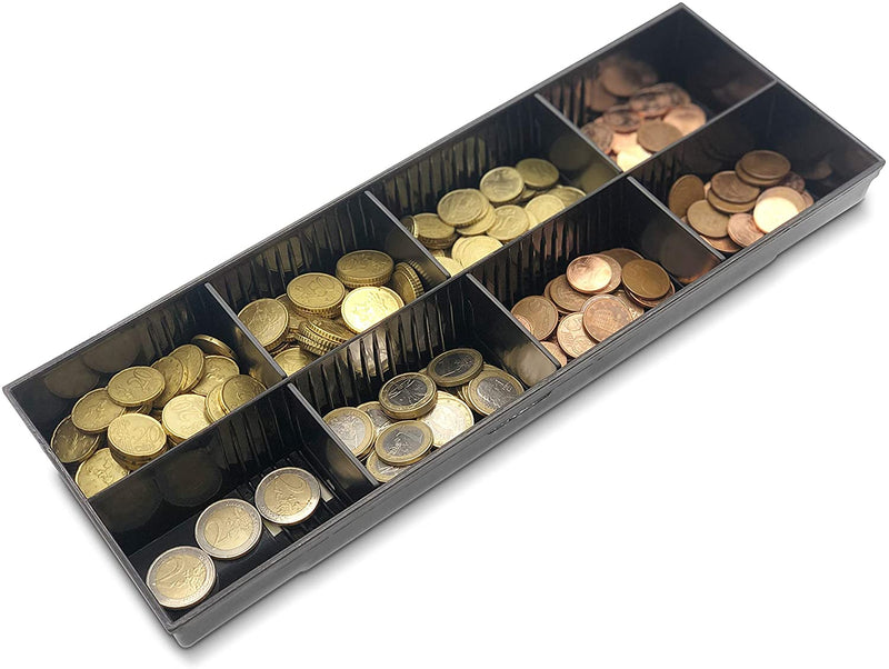 Achetez caisse à monnaie pour pièces billets 5 compartiments