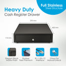 Cassetto Cassa Medio POSV-350, 4 Banconote/8 Monete, Nero RJ