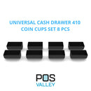 Coin tray for cash register drawers